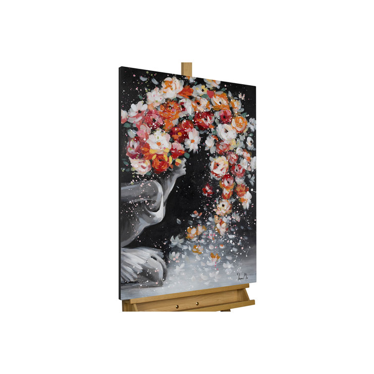 KUNSTLOFT Tender Flower Wrapped Canvas Painting Wayfair.co.uk
